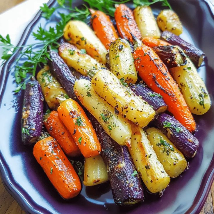 Roasted Rainbow Carrots ✦ Side