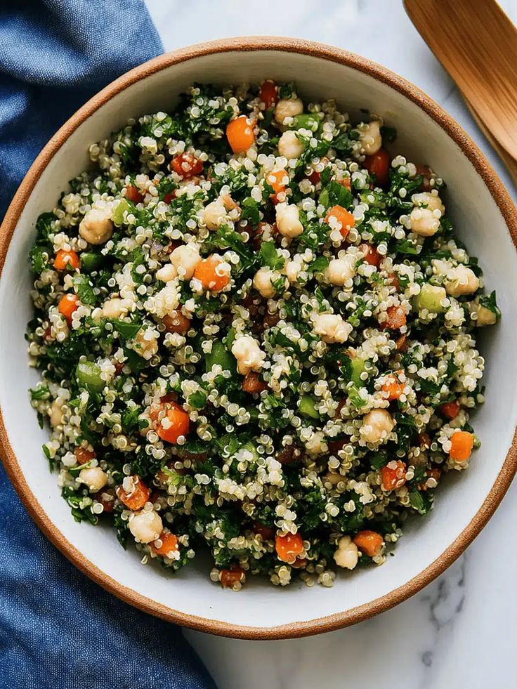 Green Olives Tabbouleh with Quinoa ✦ Main