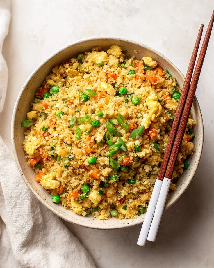 Veggie Edamame Cauliflower Rice ✦ Main
