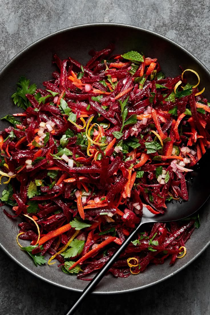 Spicy Pickled Beet & Carrots Salad ✦ Side