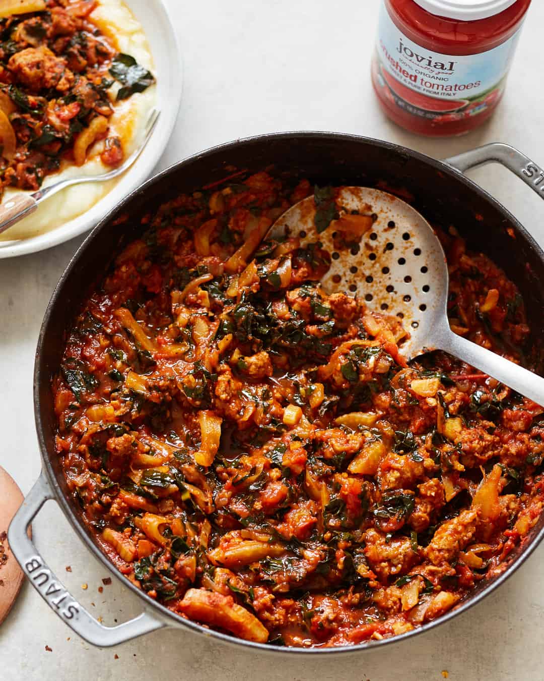 Sausage Fennel Kale Ragù ✦ Main