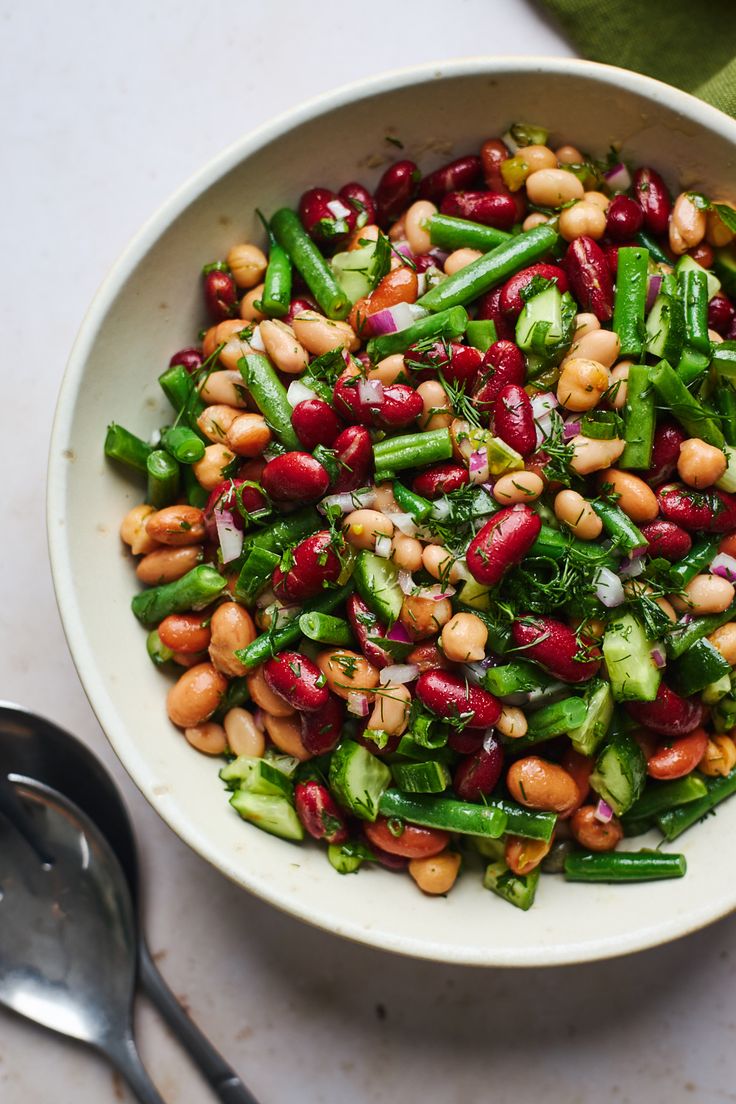 Beans Medley Salad with Dijon Dressing ✦ Side