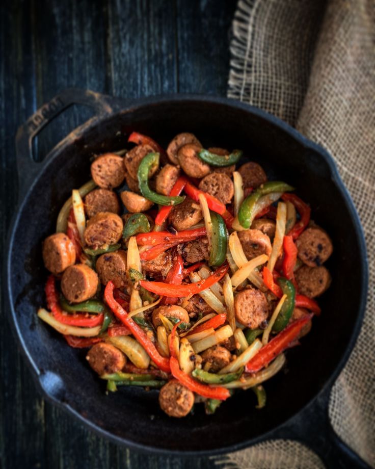 Sausage + Potatoes & Peppers Skillet ✦ Main