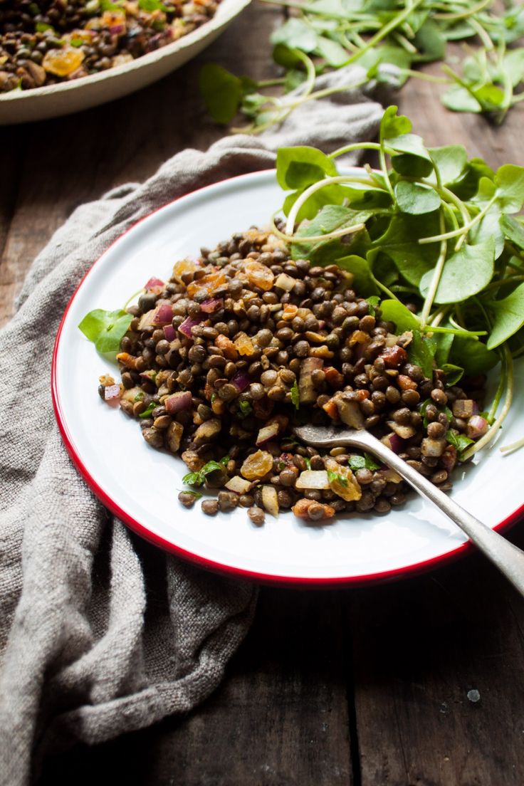 Balsamic French Lentil Salad ✦ Side