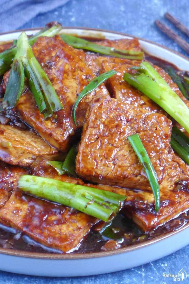 Scallion Tofu