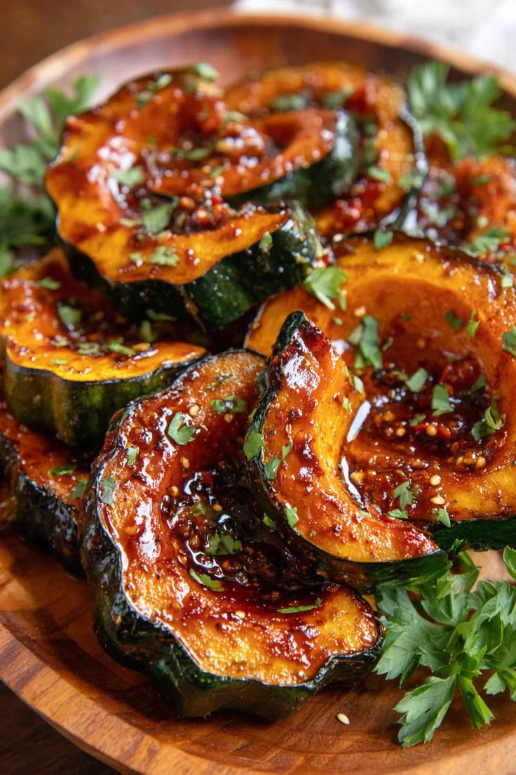 Sweet and Spicy Acorn Squash ✦ Side