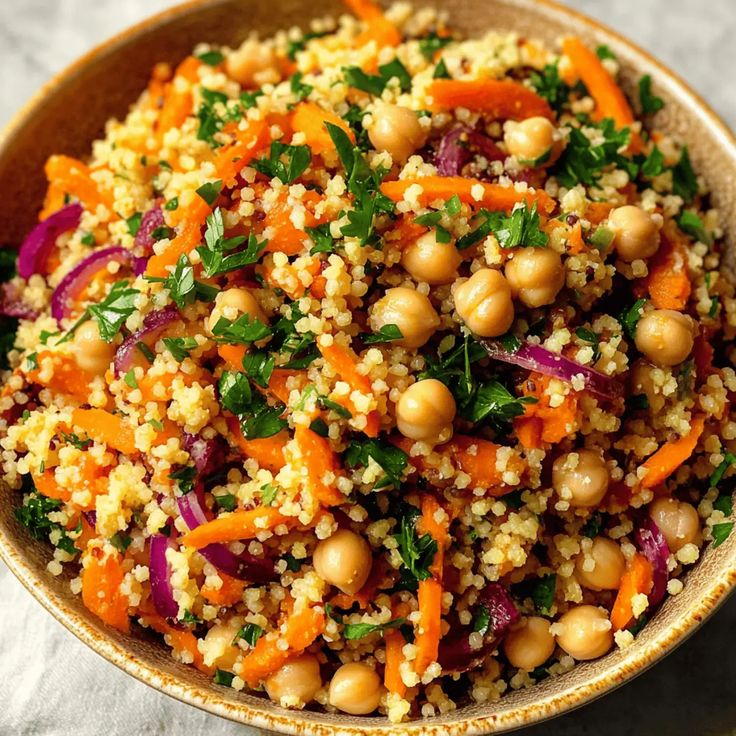 Chickpea & Carrot Couscous ✦ Main