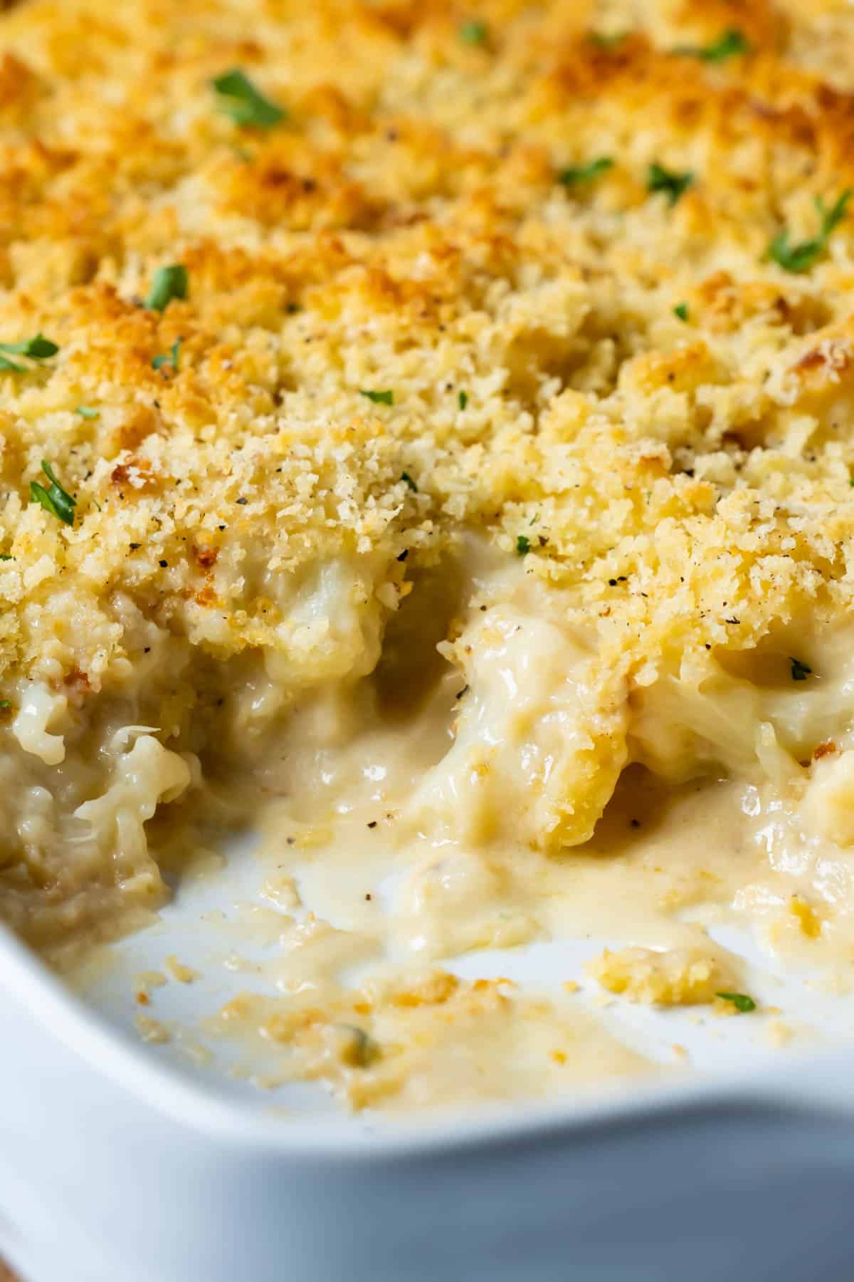 Cheesy Baked Cauliflower ✦ Side