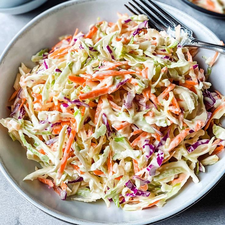 Crunchy Coleslaw with Cashew Crema ✦ Side
