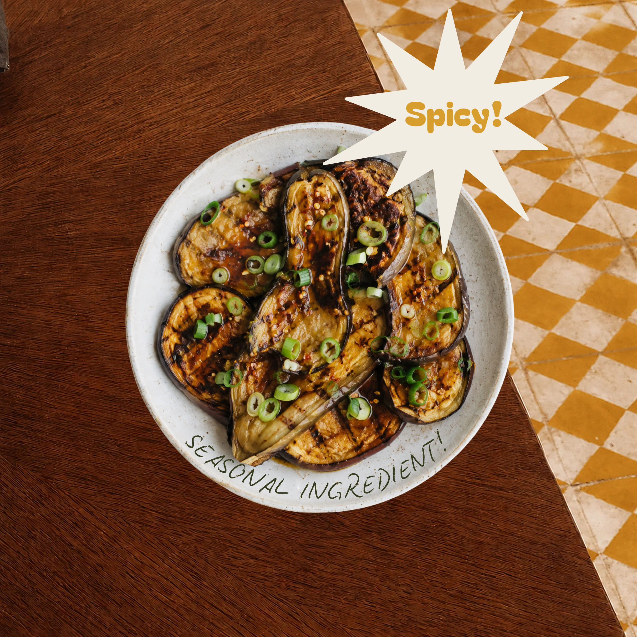 Spicy Grilled Eggplant