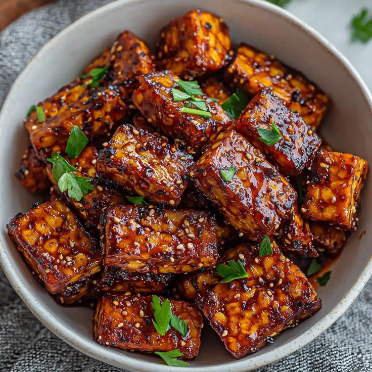 Maple Glazed Tempeh ✦ Side