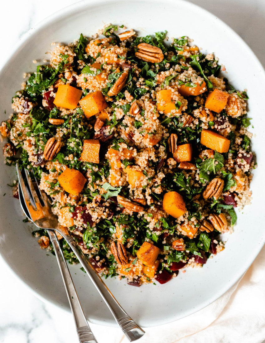 Farro & Quinoa Balsamic Warm Salad ✦ Main